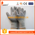 Nylon with Polyester Liner Glove PU Coated on Palm and Fingers Dpu116